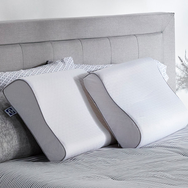 Isotonic contour outlet pillow